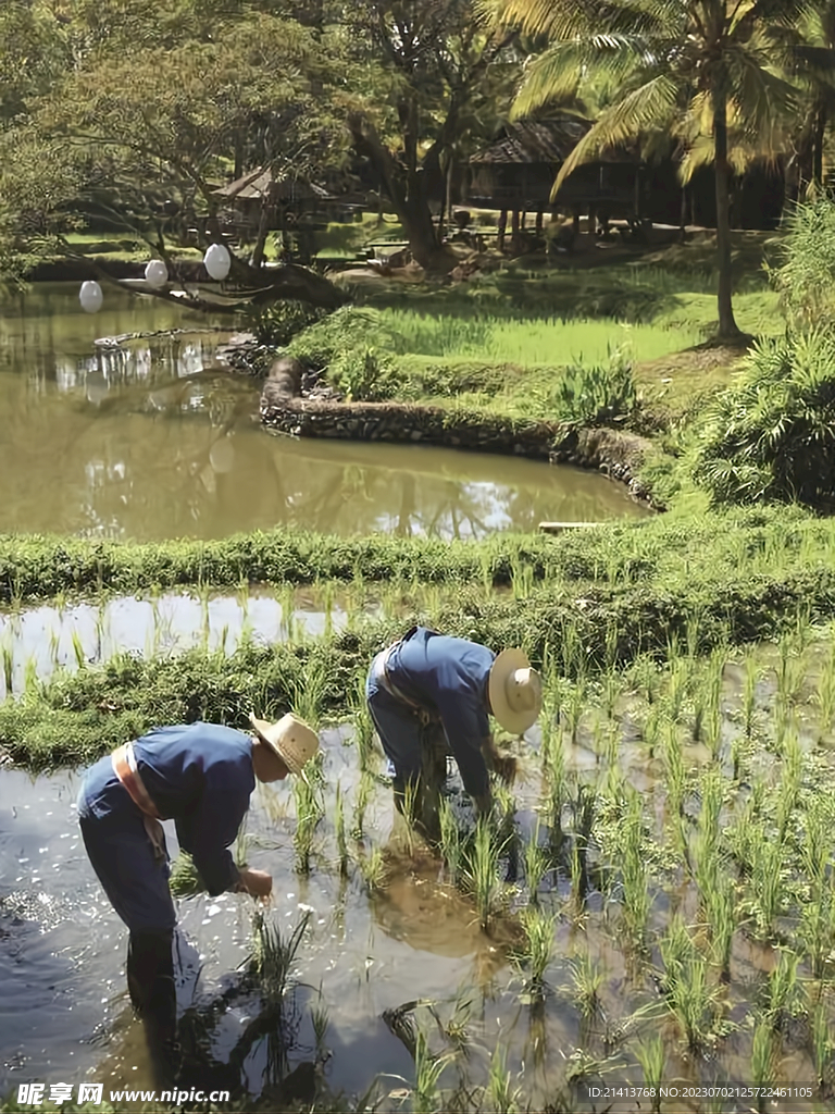 鄉村田園風光 