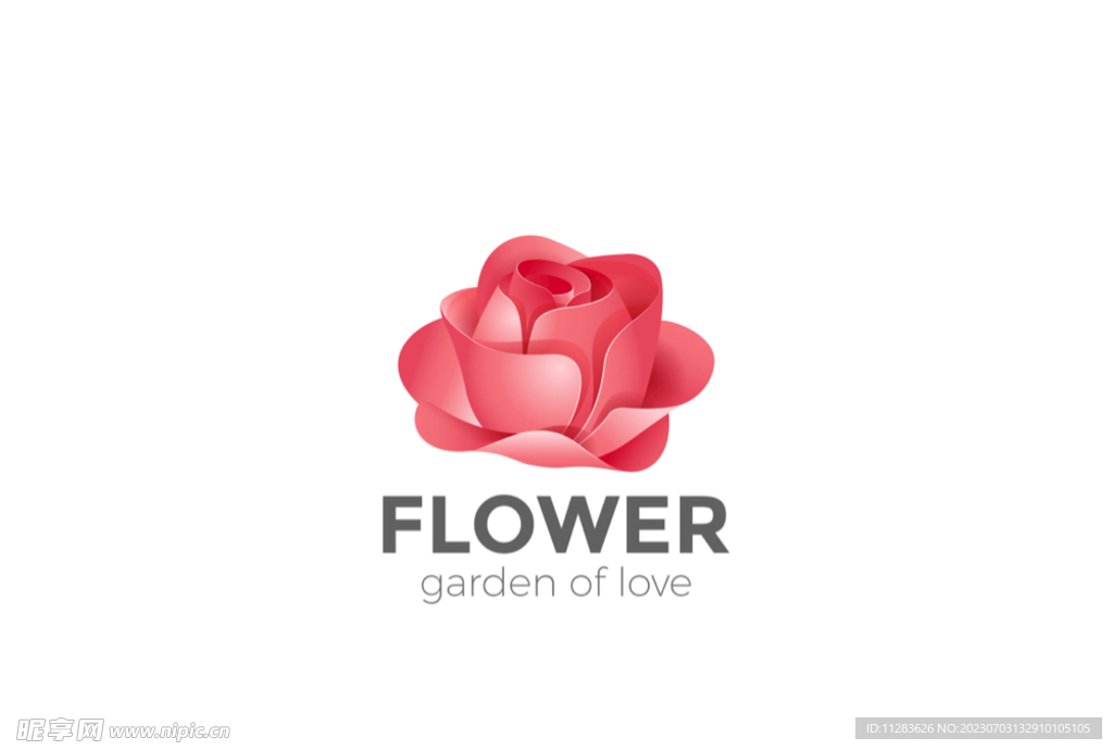 玫瑰花圖標