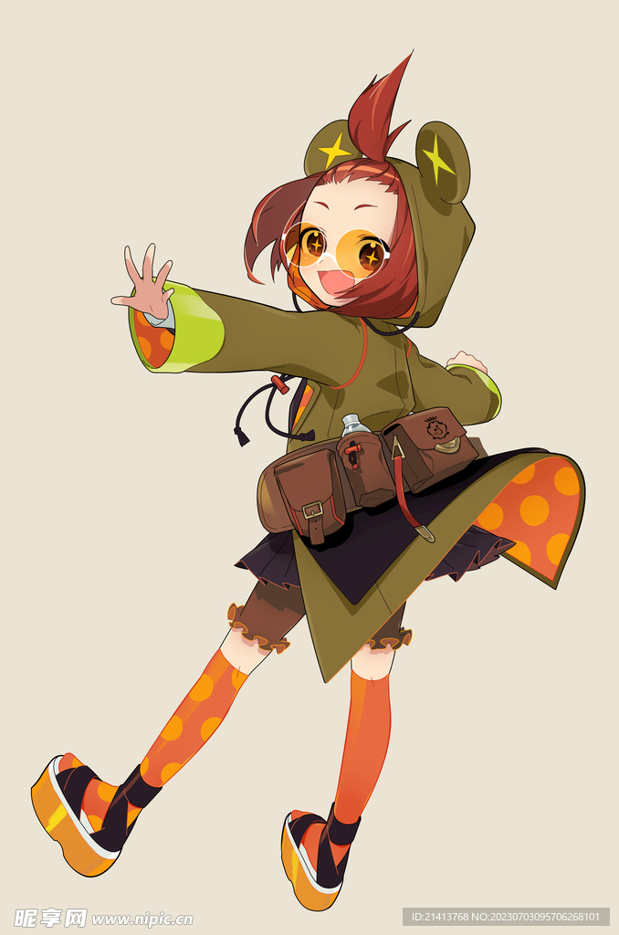 手繪動(dòng)漫插畫 