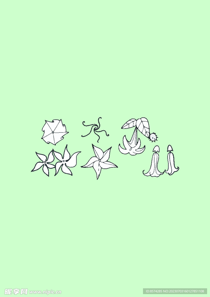 簡筆畫花卉