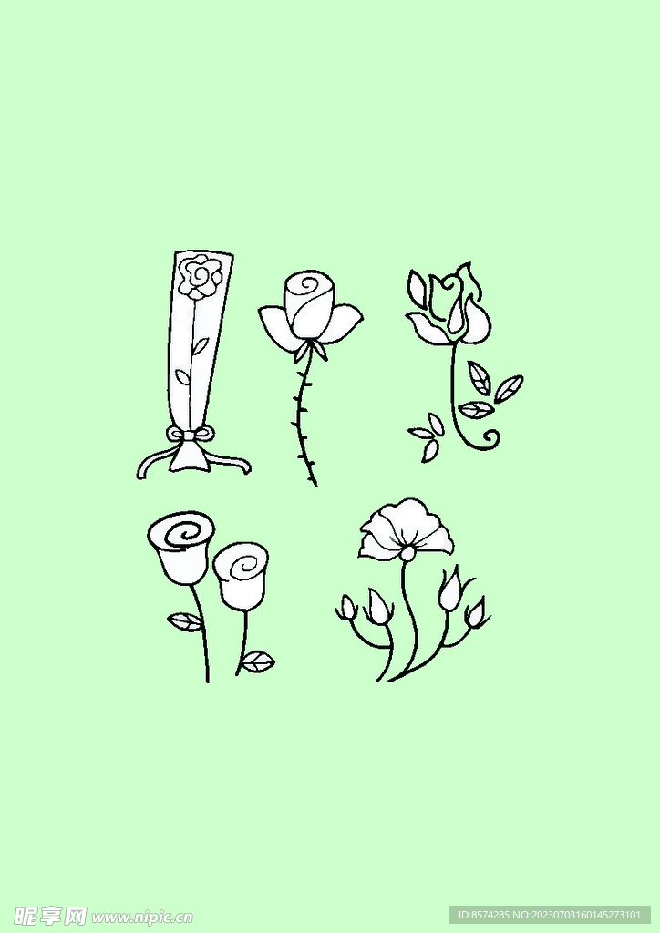 簡(jiǎn)筆畫鮮花