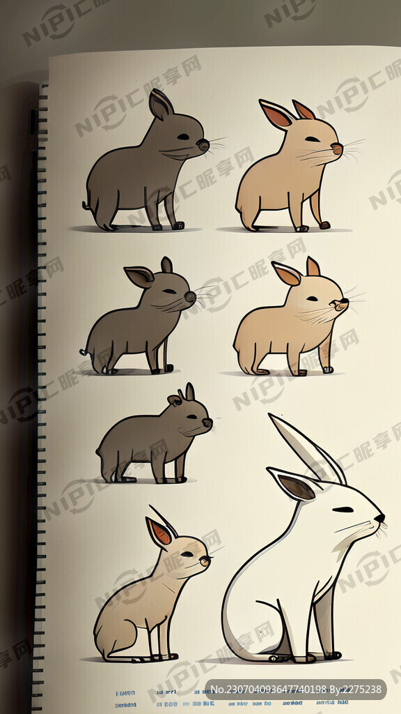 簡筆人物運動物業(yè)