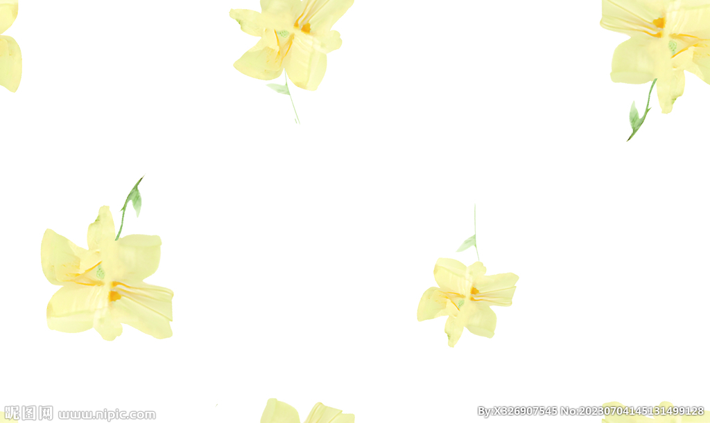 黃色花