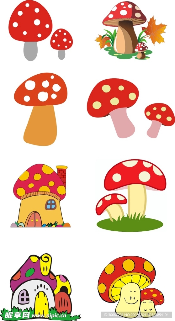 卡通蘑菇 