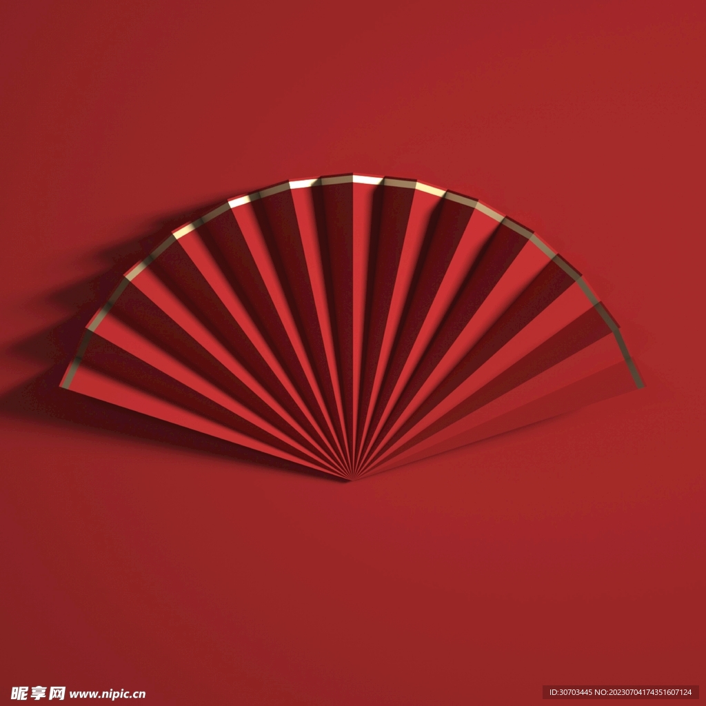 紅色扇子