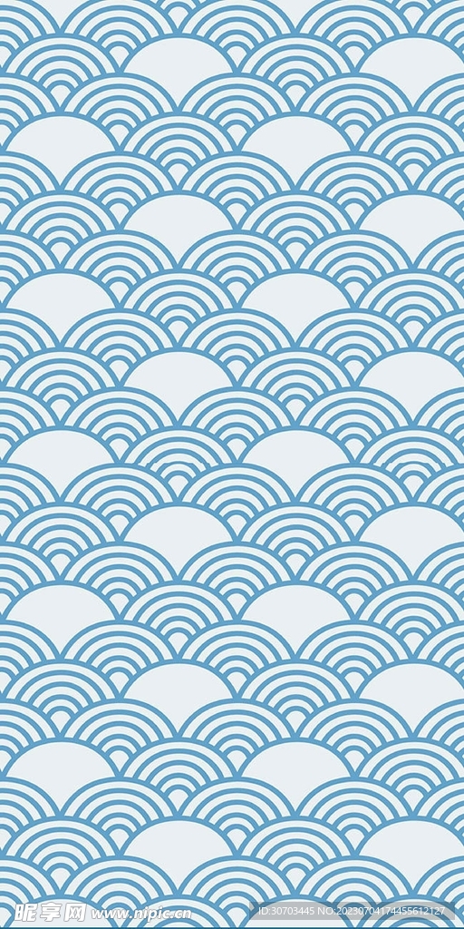 藍色波浪