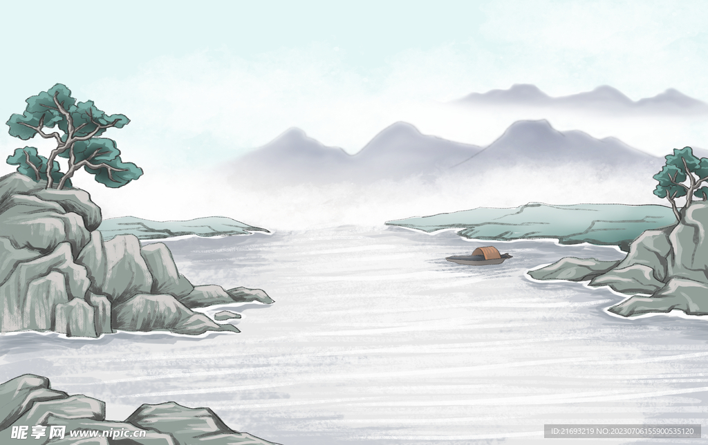 水墨山水