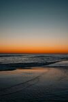 夕阳黄昏海滩