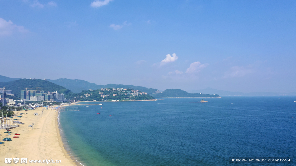 大梅沙沙滩海景