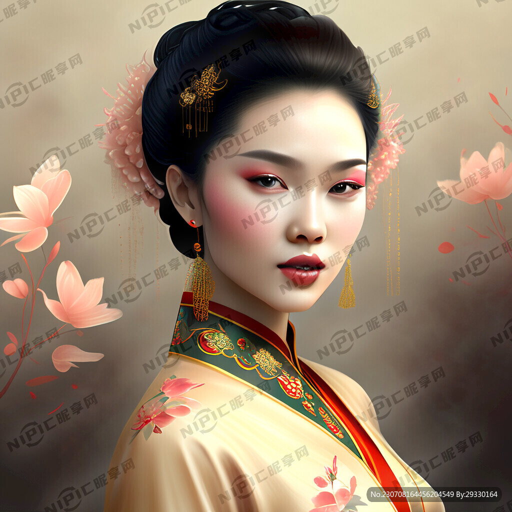 風情萬種清新脫俗美女