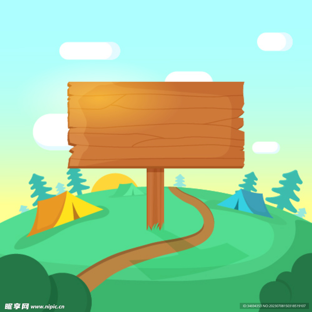 木質(zhì)指示牌