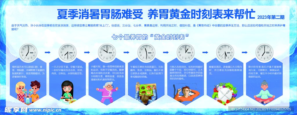 夏季消暑宣傳欄