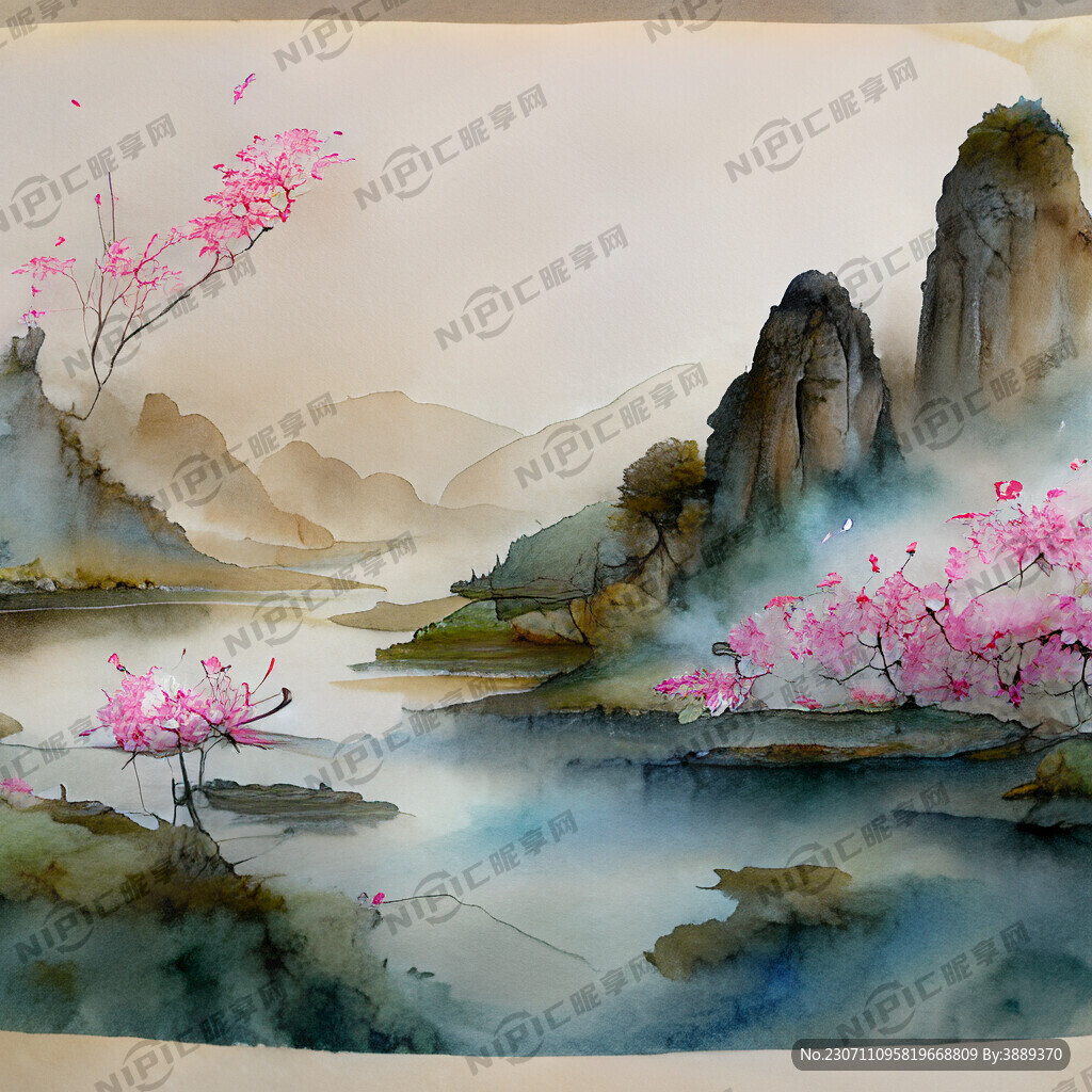 游戲夢幻唯美新中式風景 超高清