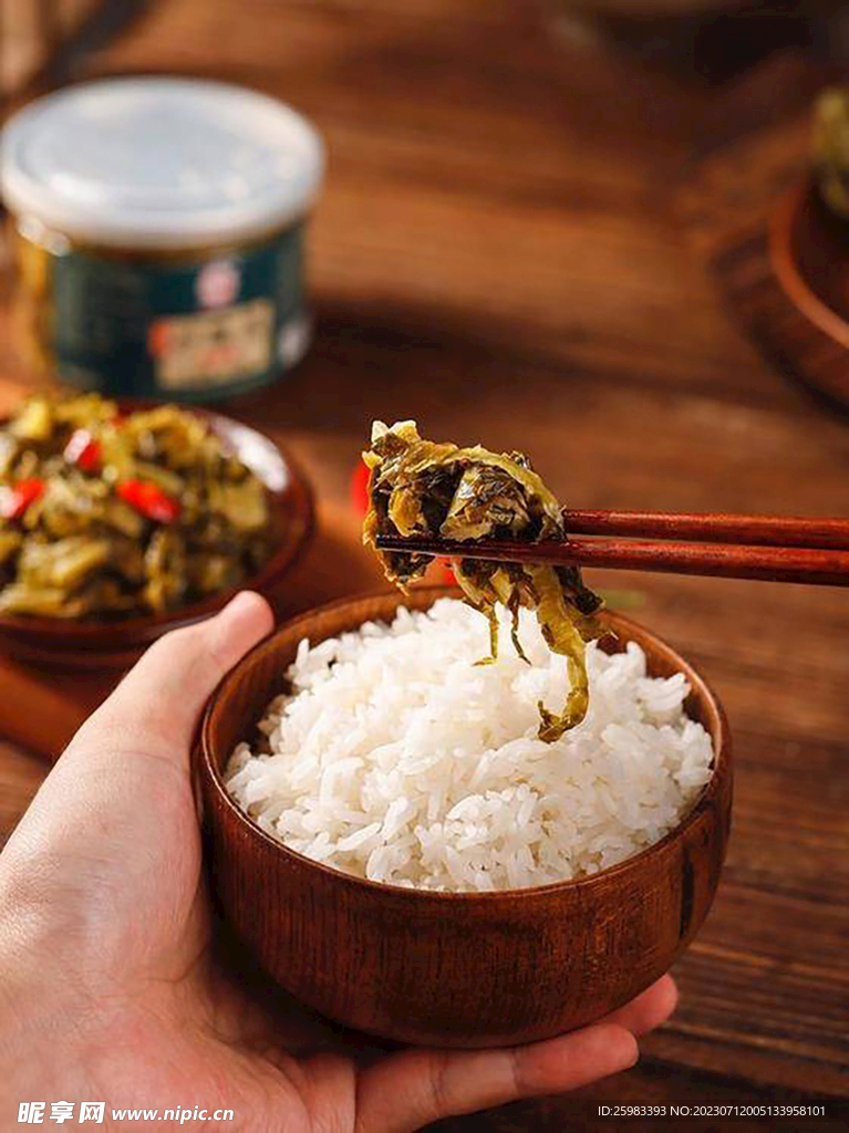 潮汕炒酸菜米飯