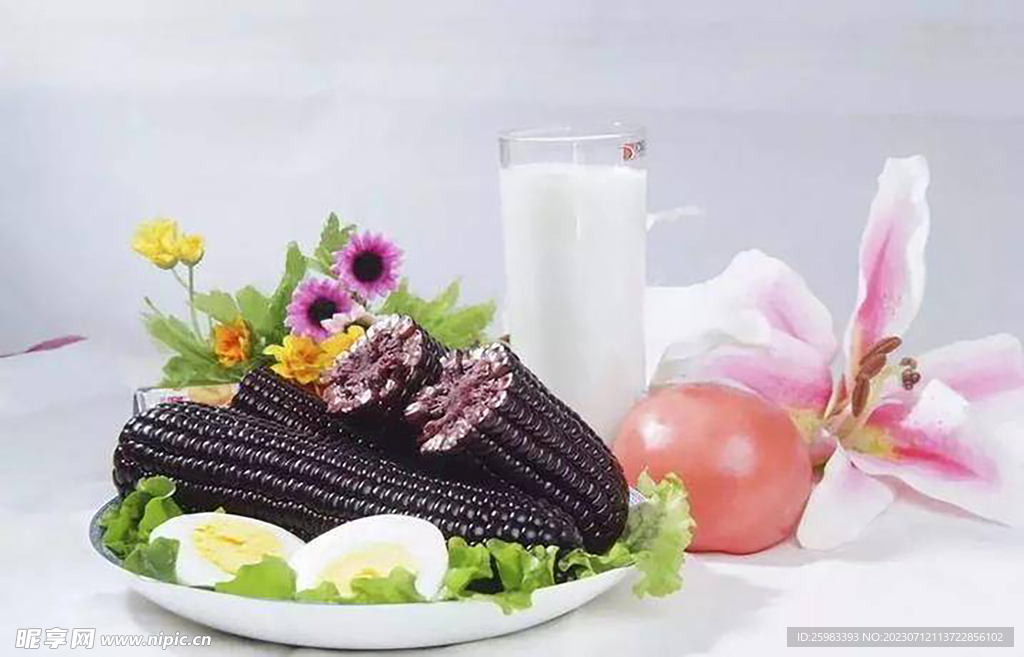 玉米牛奶早餐