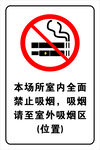禁止吸烟 户外吸烟 请勿抽烟 