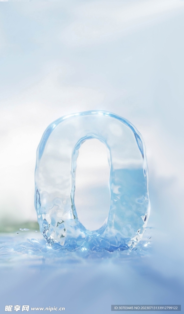 淺藍色水紋