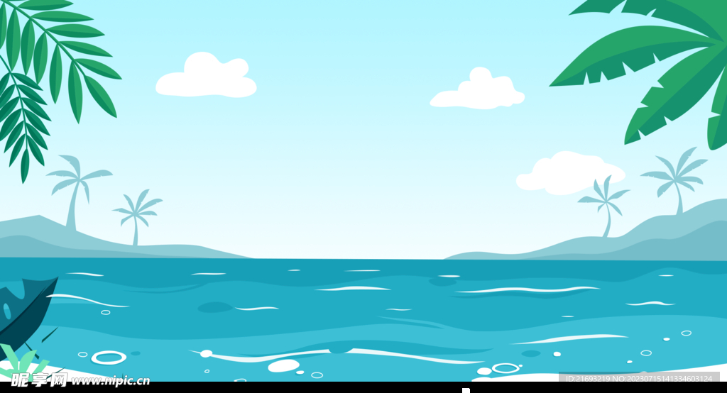  夏天活動背景