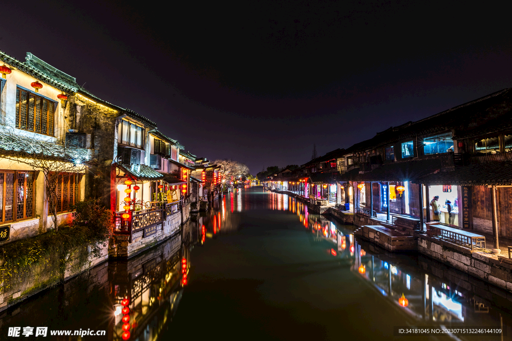 古鎮西塘夜景