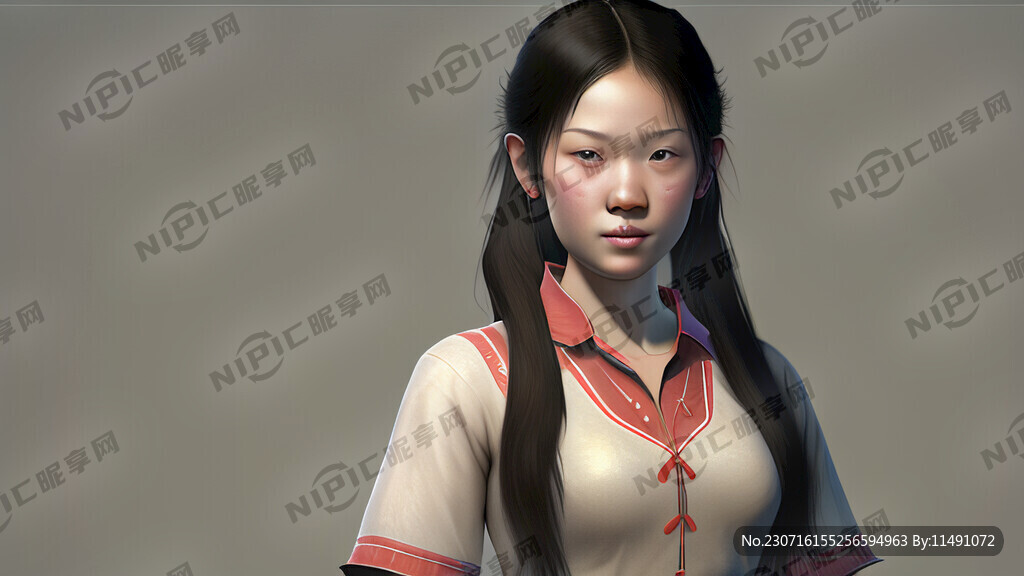 少女全身照