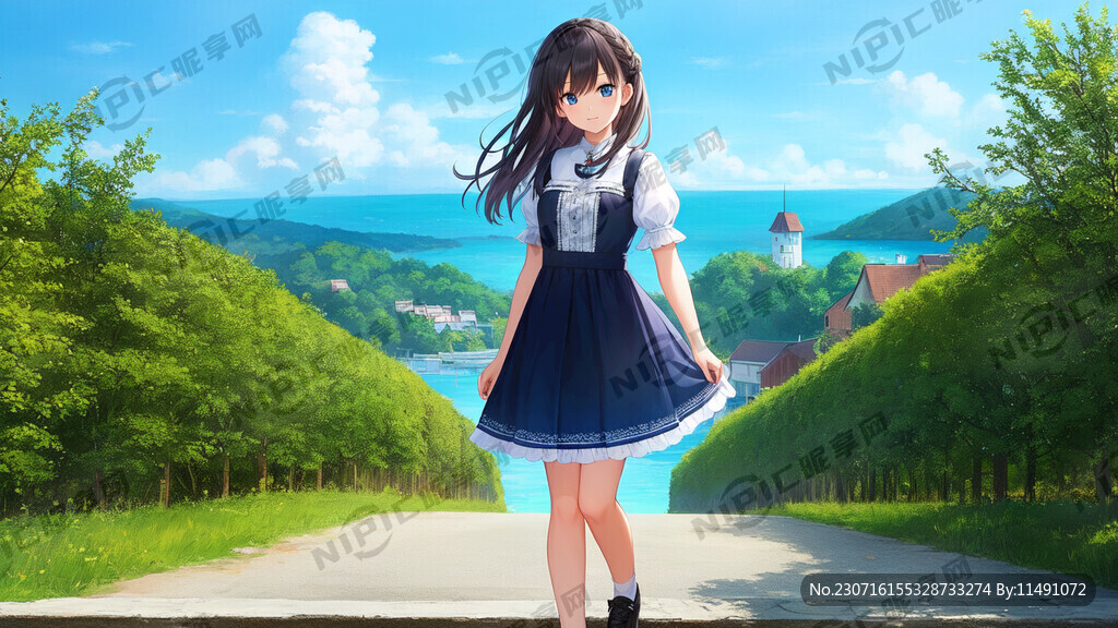 少女全身照