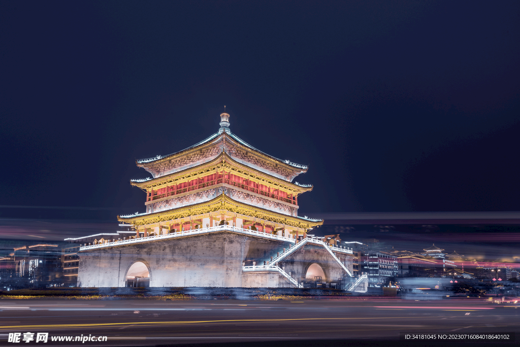 古建筑夜景