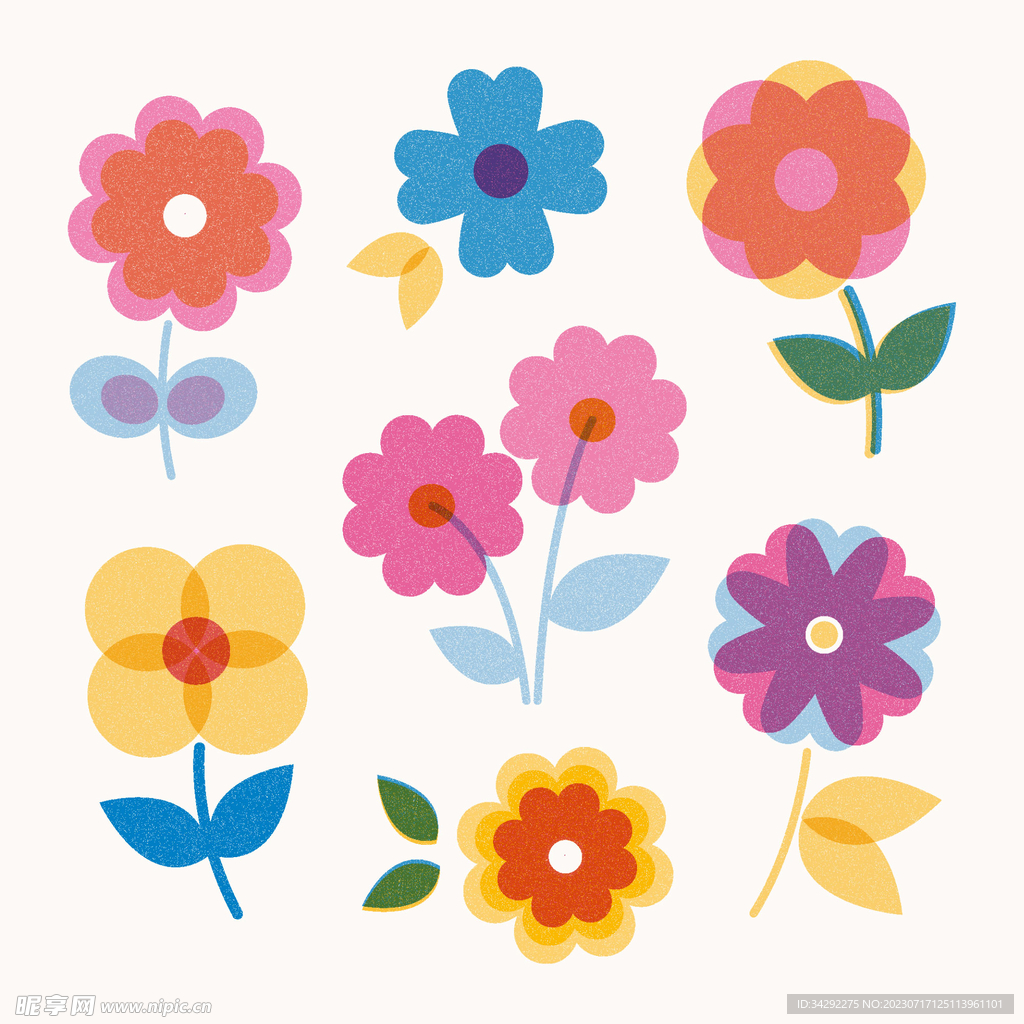 花朵插畫