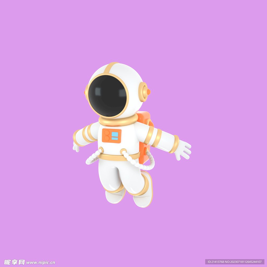 3D宇航員 