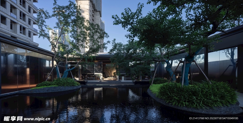 園林建筑風景 