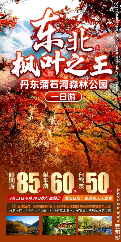 丹东 蒲石河 旅游海报