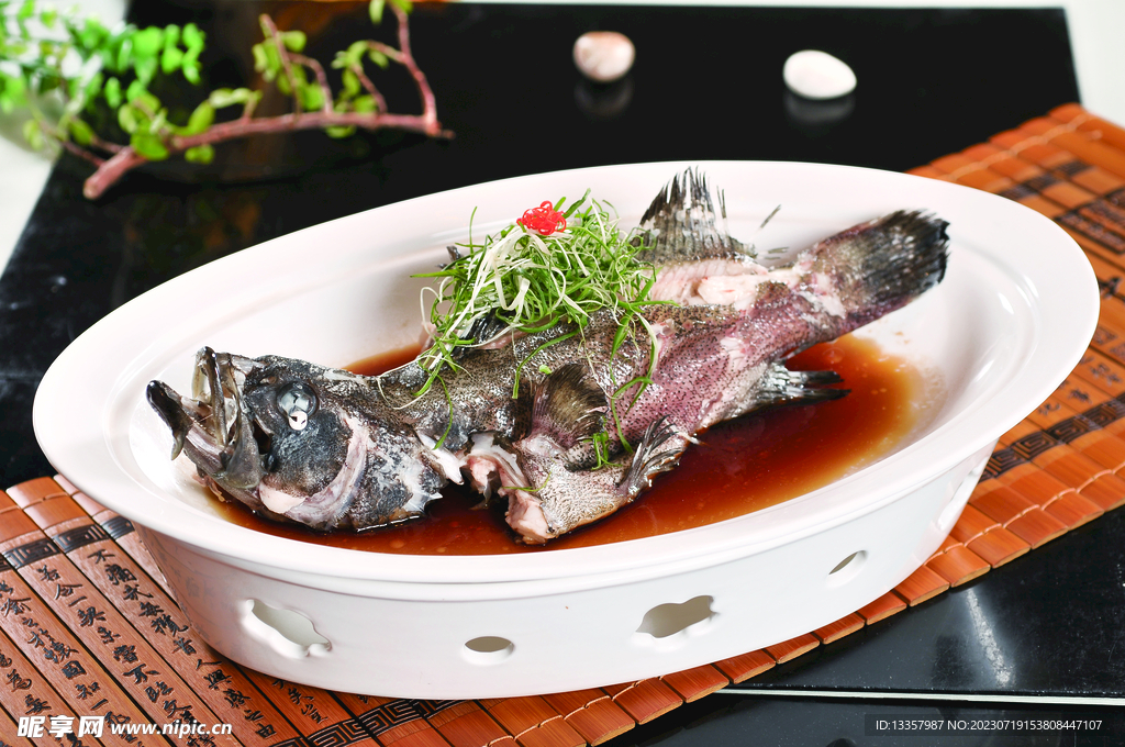清蒸石斑魚