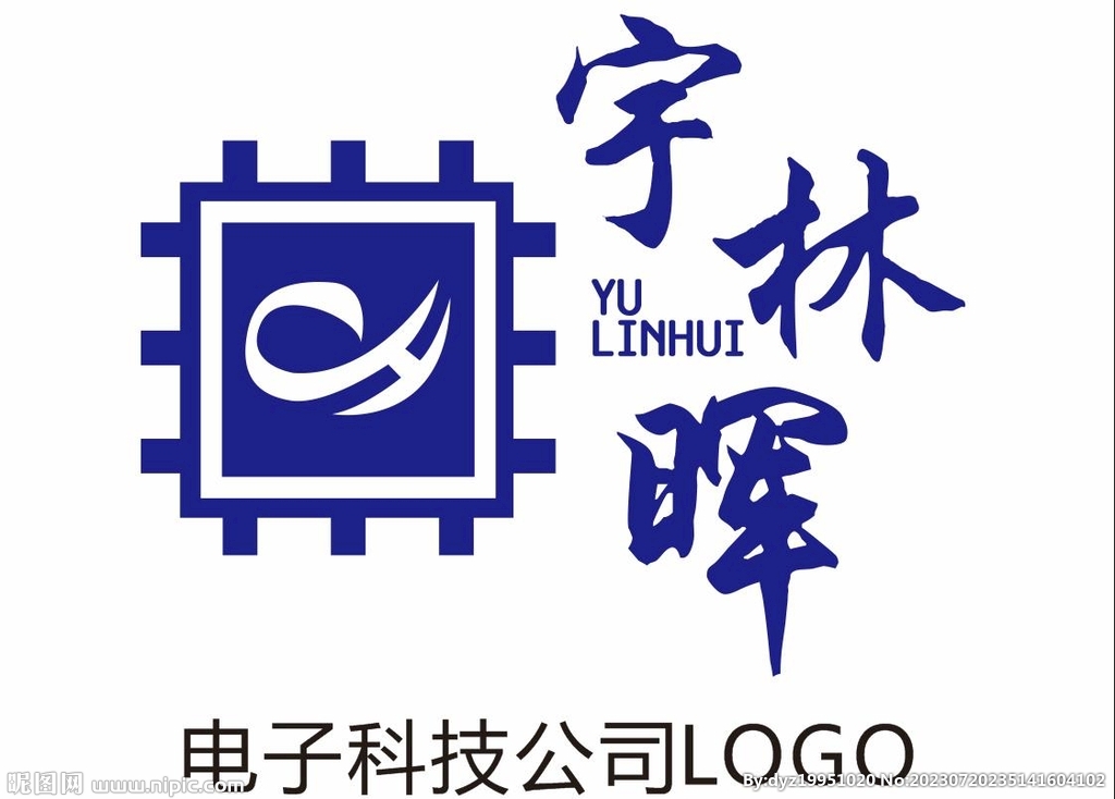 电子科技公司logo三个字