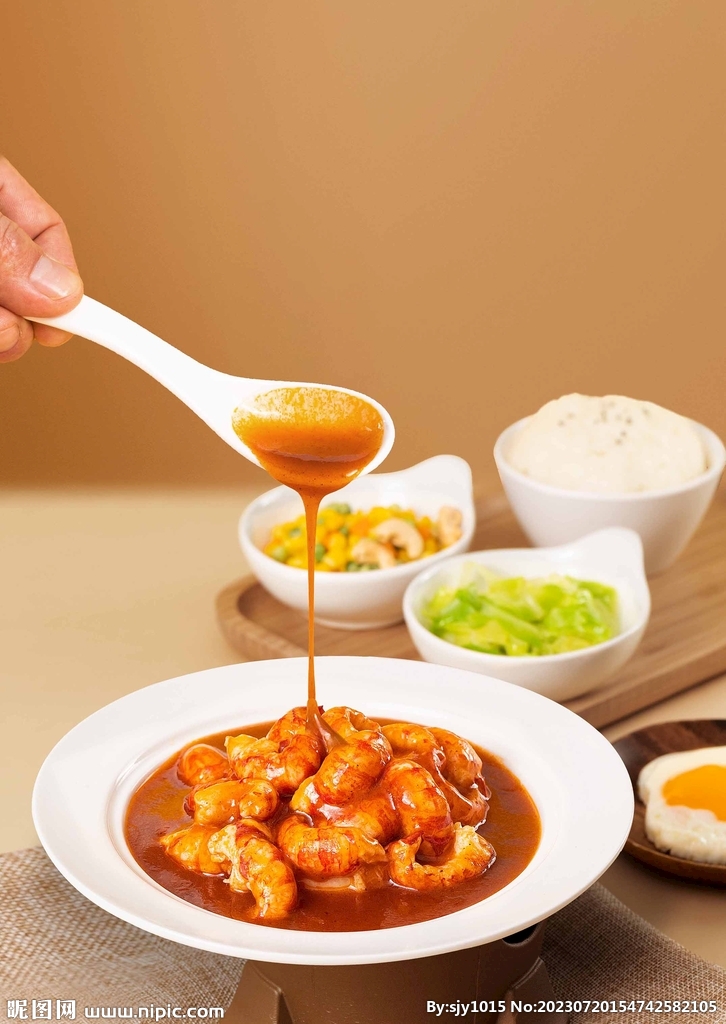 小龍蝦蓋飯   澆汁   套餐