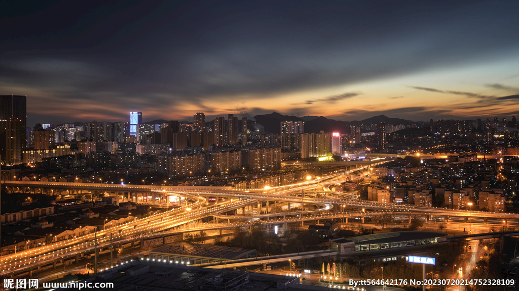 大連城市夜景