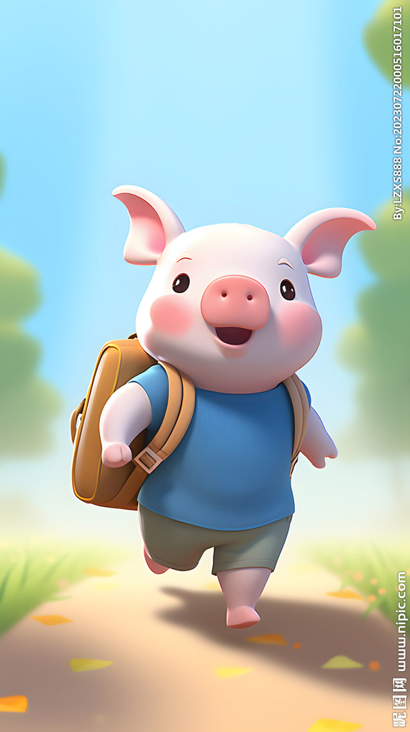 小猪上学