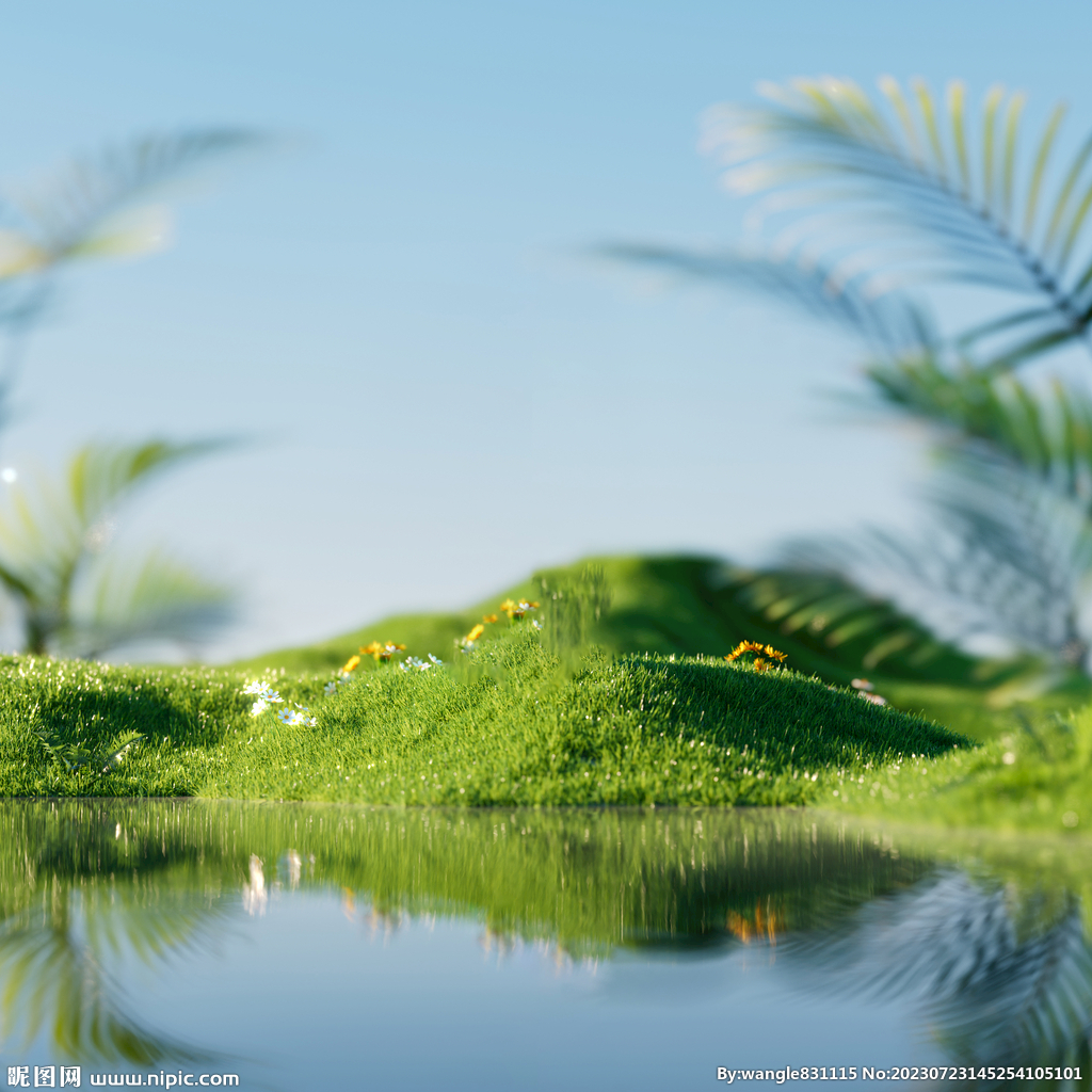 綠色草地背景