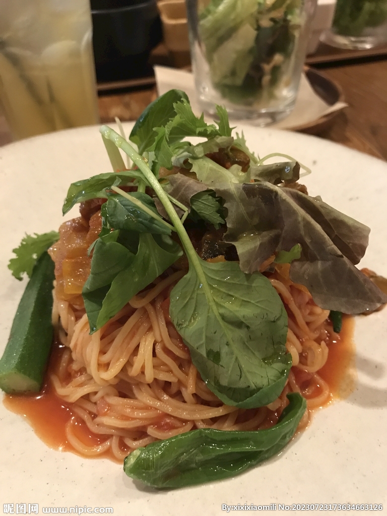 茄汁意面美食