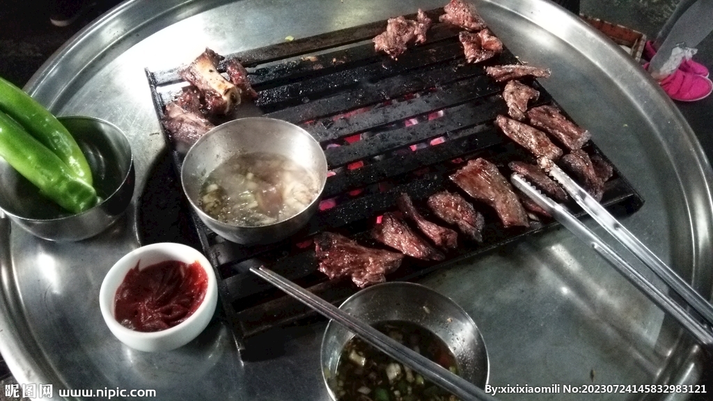 牛肉烤肉美食