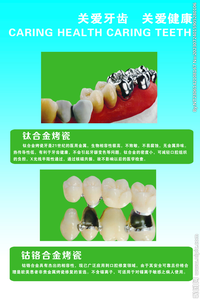 牙齒健康口腔展板