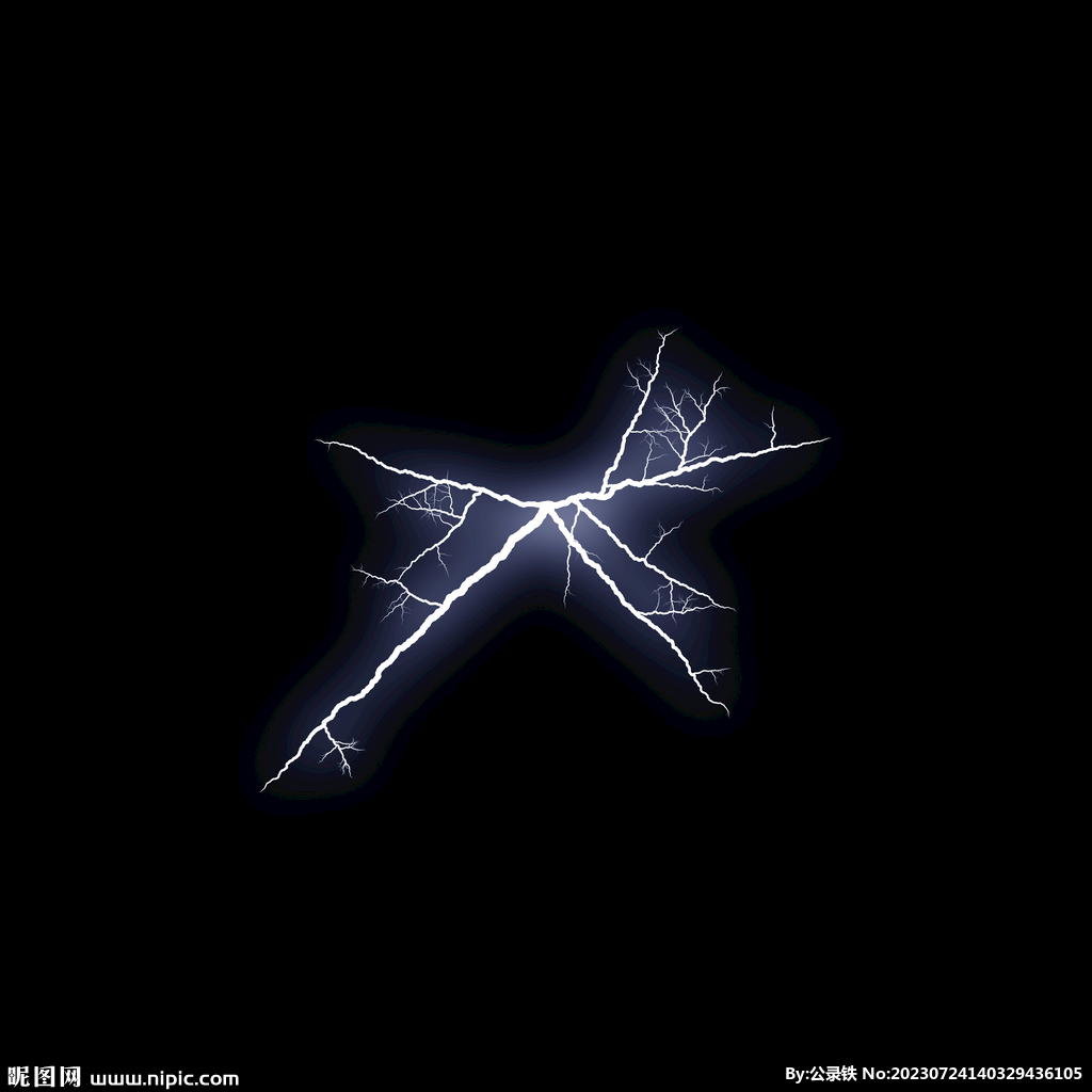 閃電閃光雷電疊加背景素材
