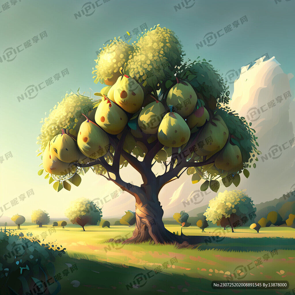 梨樹風景畫