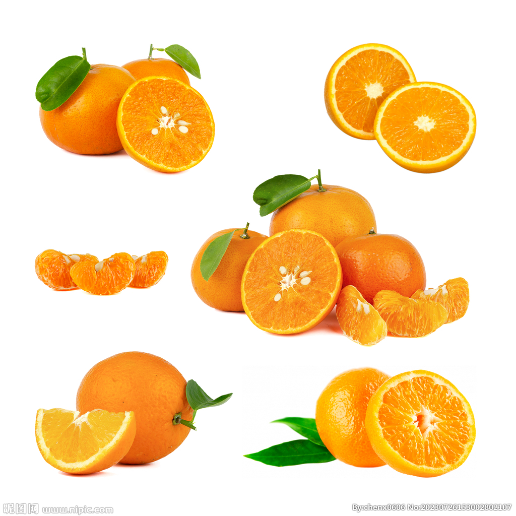 橙子免摳素材