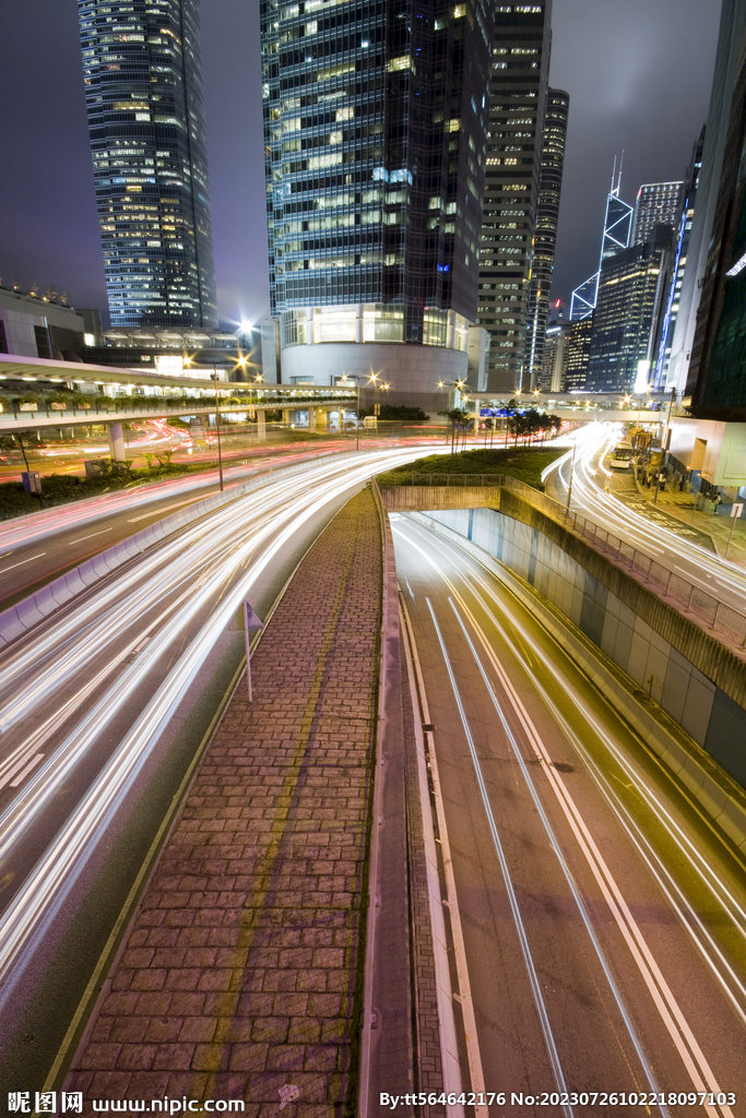 都市建筑夜景 
