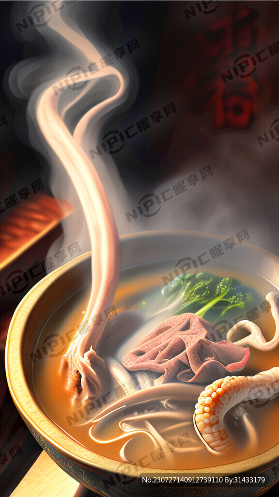 重慶德莊火鍋主打毛肚菌湯