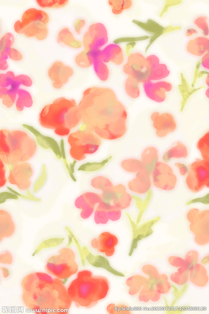 扎染花