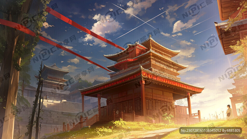 兵馬俑開著直升飛機(jī)飛到了凌霄寶