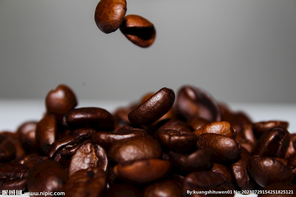 咖啡豆摄影图片