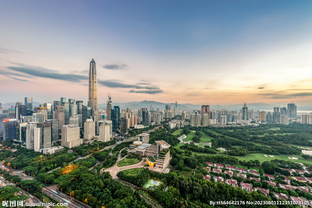 深圳地標城市建筑風光