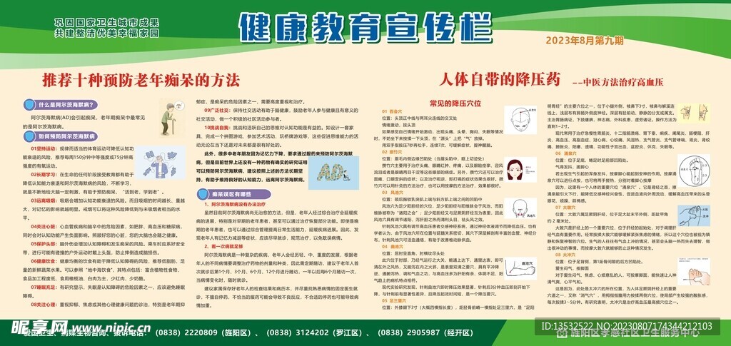 健康教育宣傳欄