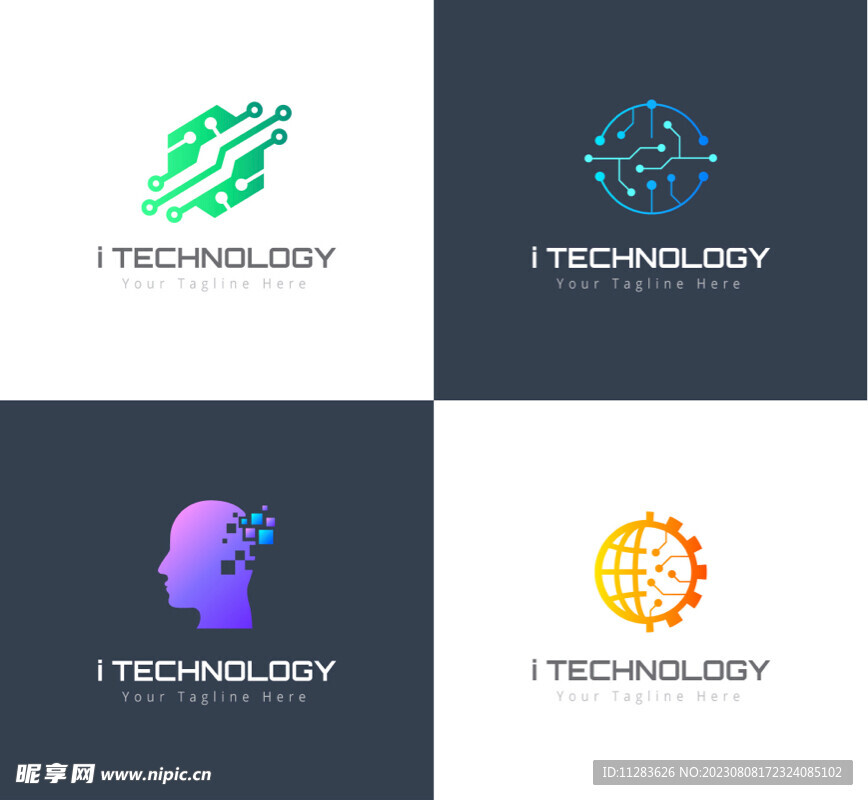 抽象科技logo